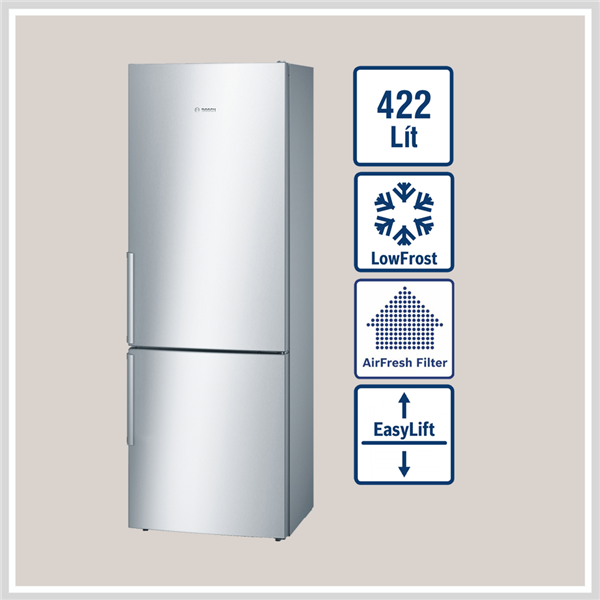 Tủ Lạnh Đơn 2 Cánh Bosch KGE49AI31